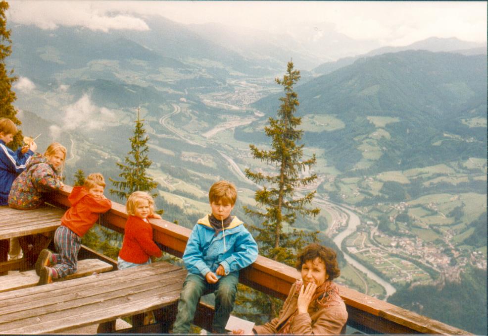 Beim Eingang zur Eisriesenwelt: Salzachtal von Werfen bis Bischofshofen (12.06.1995 / WF)